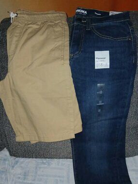 NWT Boys Jeans Slim & NWOT Khaki Shorts